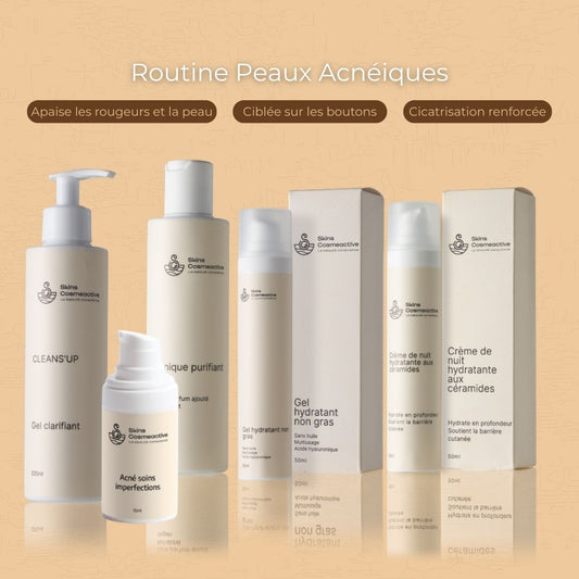 Routine peaux acnéiques